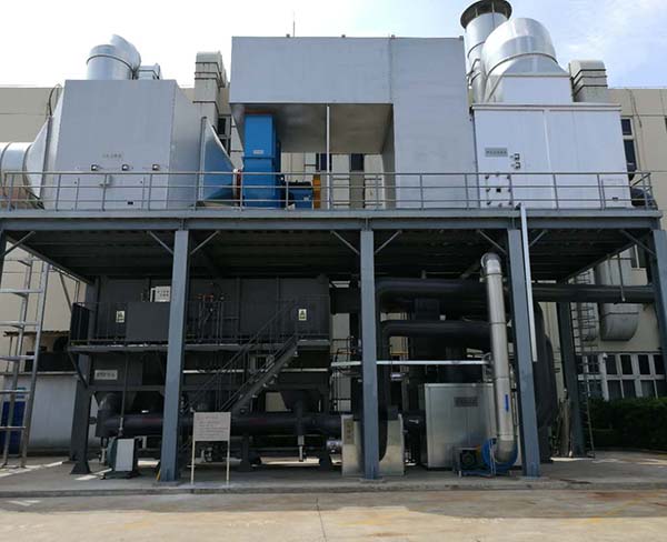 沸石轉輪濃縮＋催化燃燒系統(tǒng) (1)