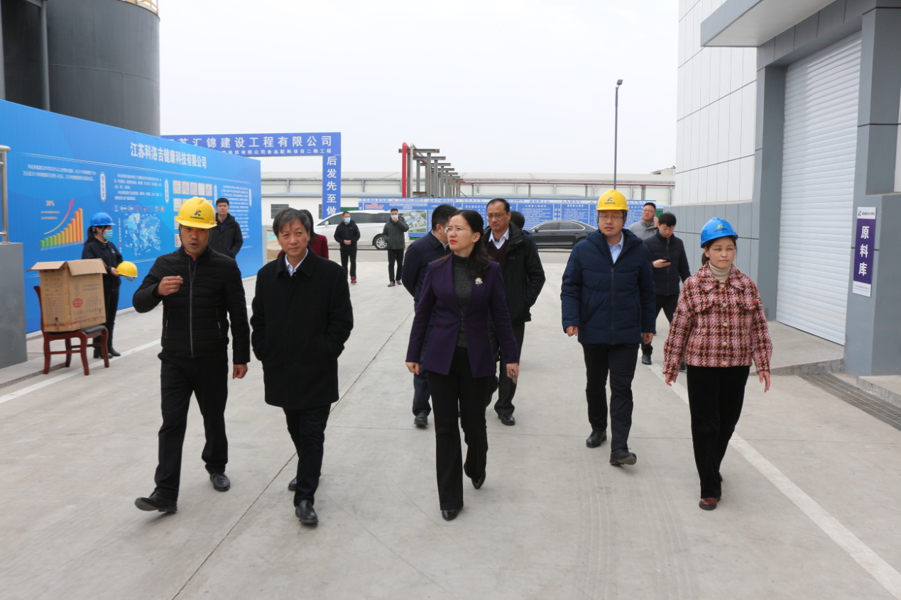 連云港市政協(xié)主席王加培蒞臨科倫多公司調(diào)研指導(dǎo)工作